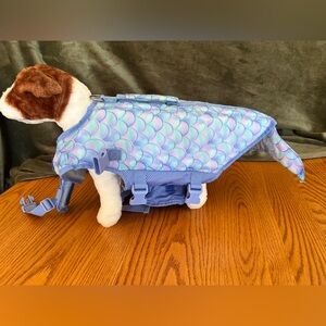 Mermaid Dog Life Large Jacket - Blue and Purple